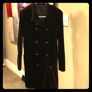 Theory Velvet trench coat